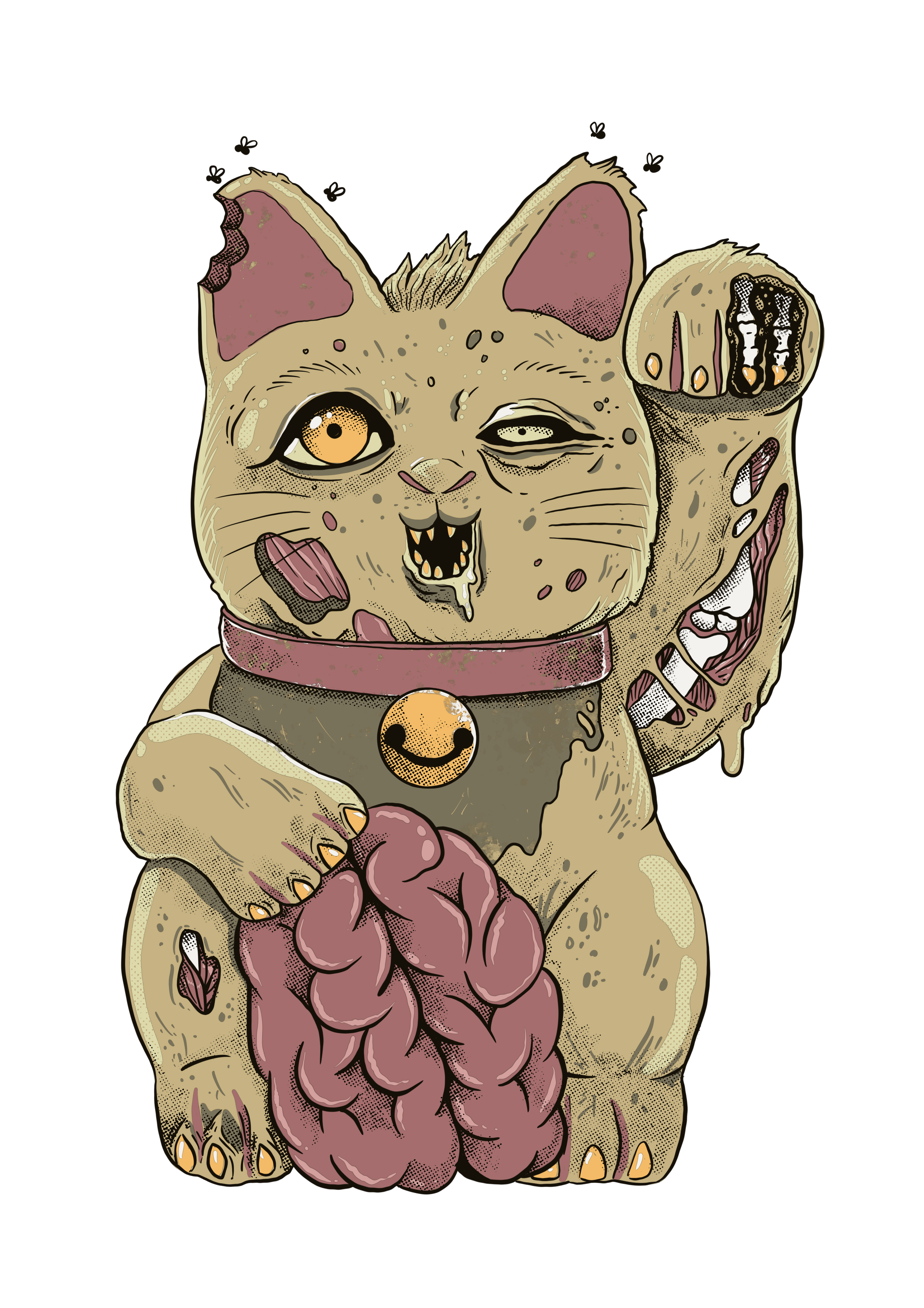 Zombie Unlucky Cat