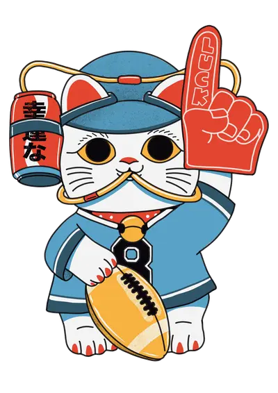Fan Lucky Cat