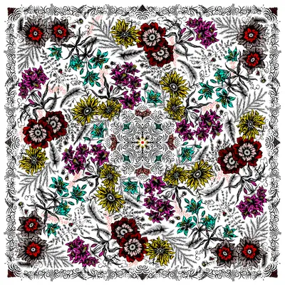 Pañuelo Flores