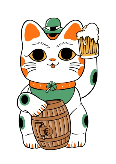 Lucky pint of Beer