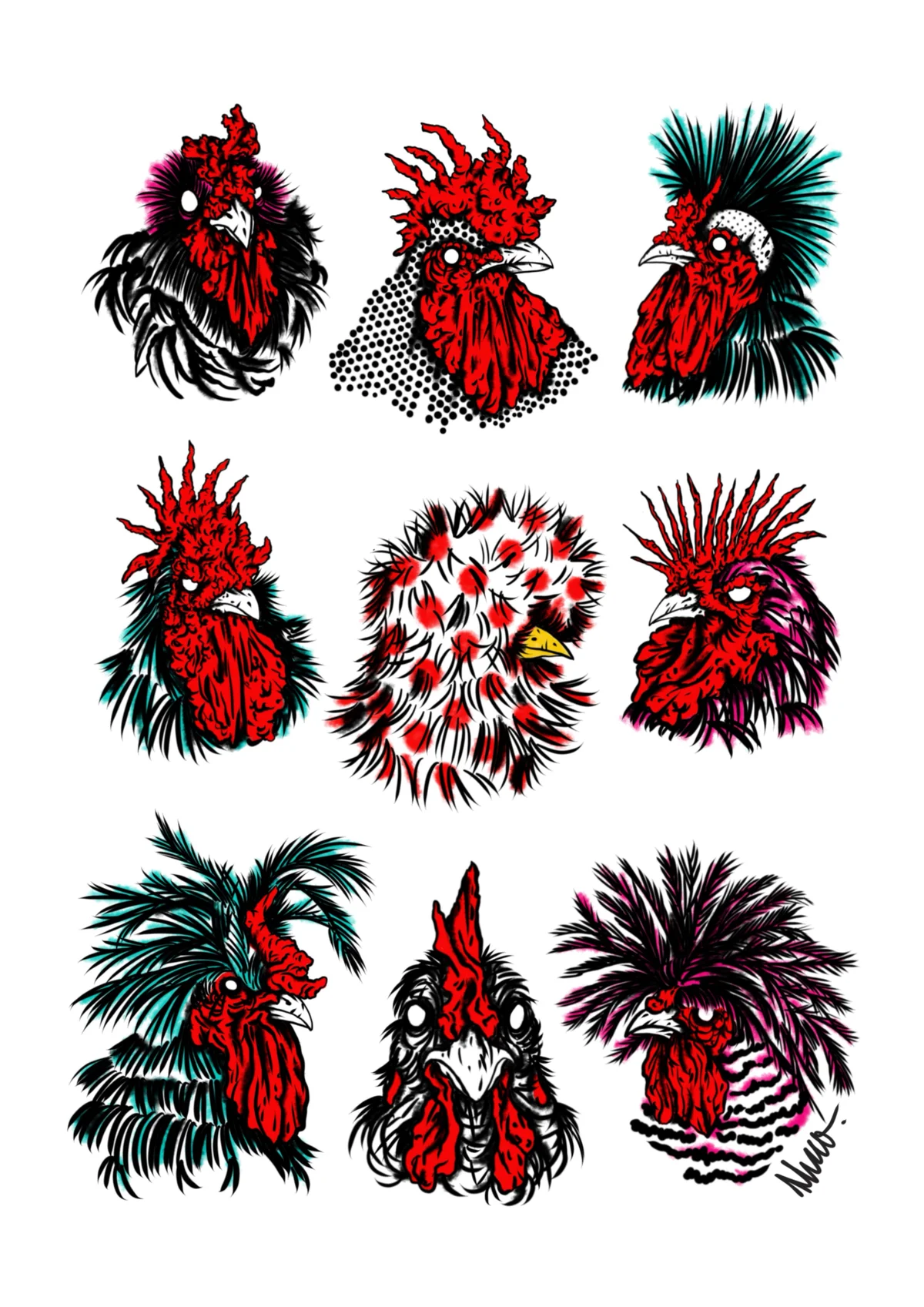 9 Gallos
