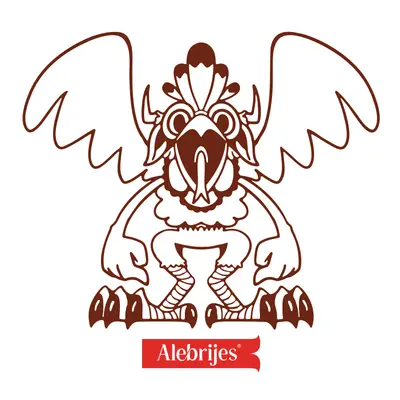 Alebrije Pájaro cartoon. Remix 02.